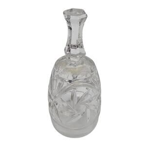 Vintage Bleikristall Winterhalder Lead Crystal Gllass Bell Made in Germany